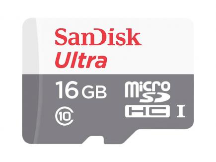   Sandisk  SDSQUNB-016G-GN3MA Ultra + adapter microSDHC 16Gb Class10 Flash-