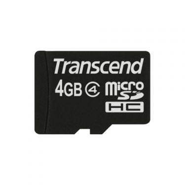  Transcend  (TS4GUSDC4) microSDHC 4Gb class4 No Box & Adapter Flash-